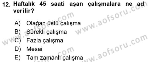 Perakende Yönetimi Dersi 2016 - 2017 Yılı (Final) Dönem Sonu Sınav Soruları 12. Soru