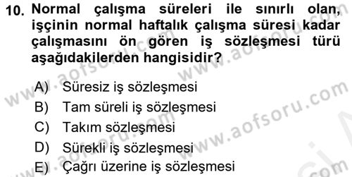 Perakende Yönetimi Dersi 2017 - 2018 Yılı (Final) Dönem Sonu Sınav Soruları 10. Soru
