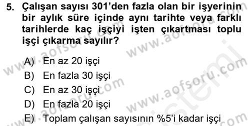 Perakende Yönetimi Dersi 2017 - 2018 Yılı (Final) Dönem Sonu Sınav Soruları 5. Soru