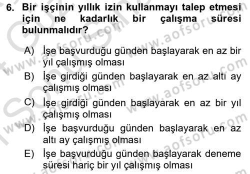 Perakende Yönetimi Dersi 2023 - 2024 Yılı (Final) Dönem Sonu Sınav Soruları 6. Soru