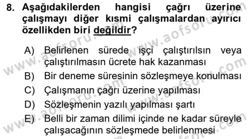 Perakende Yönetimi Dersi 2023 - 2024 Yılı (Final) Dönem Sonu Sınav Soruları 8. Soru