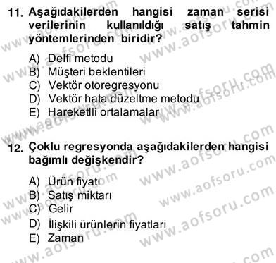 Perakendecilikte Ürün Yönetimi Dersi 2013 - 2014 Yılı (Vize) Ara Sınav Soruları 1. Soru