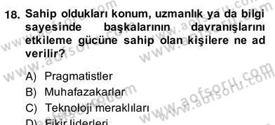 Perakendecilikte Ürün Yönetimi Dersi 2013 - 2014 Yılı (Vize) Ara Sınavı 17. Soru