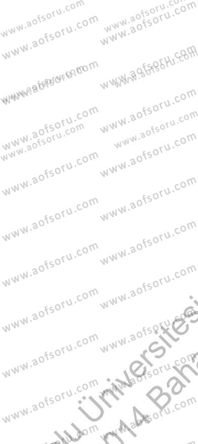 Perakendecilikte Ürün Yönetimi Dersi 2013 - 2014 Yılı (Vize) Ara Sınav Soruları 19. Soru