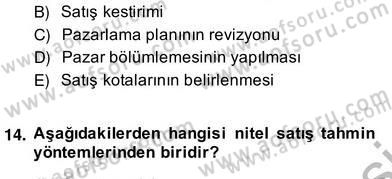 Perakendecilikte Ürün Yönetimi Dersi 2013 - 2014 Yılı (Vize) Ara Sınav Soruları 2. Soru