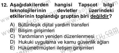 Teknoloji Perakendeciliği Dersi 2012 - 2013 Yılı (Vize) Ara Sınav Soruları 12. Soru