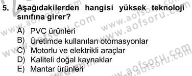 Teknoloji Perakendeciliği Dersi 2012 - 2013 Yılı (Vize) Ara Sınav Soruları 5. Soru