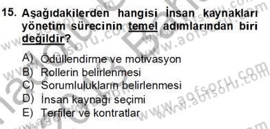 Teknoloji Perakendeciliği Dersi 2012 - 2013 Yılı (Final) Dönem Sonu Sınav Soruları 15. Soru