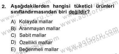 Teknoloji Perakendeciliği Dersi 2013 - 2014 Yılı (Vize) Ara Sınav Soruları 2. Soru