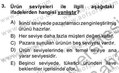 Teknoloji Perakendeciliği Dersi 2013 - 2014 Yılı (Vize) Ara Sınav Soruları 3. Soru