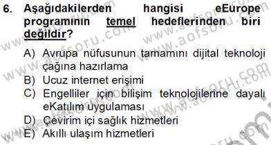 Teknoloji Perakendeciliği Dersi 2013 - 2014 Yılı Tek Ders Sınav Soruları 6. Soru