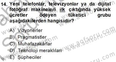 Teknoloji Perakendeciliği Dersi 2014 - 2015 Yılı (Vize) Ara Sınav Soruları 14. Soru