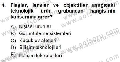 Teknoloji Perakendeciliği Dersi 2014 - 2015 Yılı (Vize) Ara Sınav Soruları 4. Soru