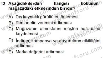 Teknoloji Perakendeciliği Dersi 2014 - 2015 Yılı (Final) Dönem Sonu Sınav Soruları 13. Soru