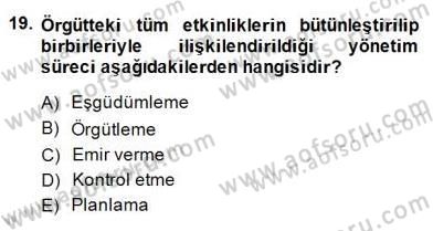 Teknoloji Perakendeciliği Dersi 2014 - 2015 Yılı (Final) Dönem Sonu Sınav Soruları 19. Soru