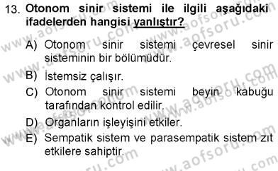 Psikolojiye Giriş Dersi 2012 - 2013 Yılı (Vize) Ara Sınav Soruları 13. Soru