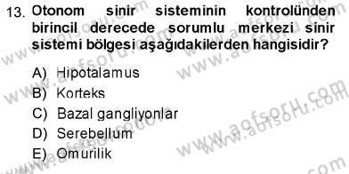 Psikolojiye Giriş Dersi 2013 - 2014 Yılı (Vize) Ara Sınav Soruları 13. Soru