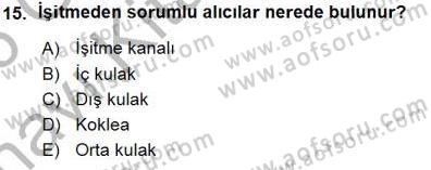 Psikolojiye Giriş Dersi 2015 - 2016 Yılı (Vize) Ara Sınav Soruları 15. Soru