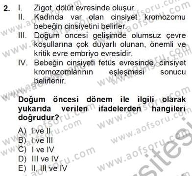 Eğitim Psikolojisi Dersi 2012 - 2013 Yılı (Final) Dönem Sonu Sınav Soruları 2. Soru