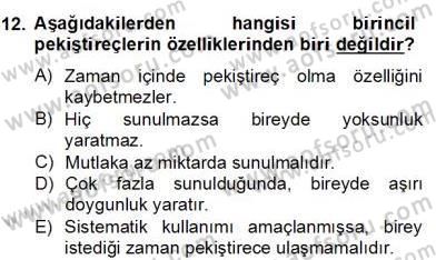 Eğitim Psikolojisi Dersi 2013 - 2014 Yılı (Final) Dönem Sonu Sınav Soruları 12. Soru