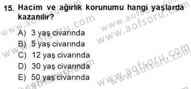 Eğitim Psikolojisi Dersi 2014 - 2015 Yılı (Vize) Ara Sınav Soruları 15. Soru