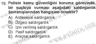 Sosyal Psikoloji 1 Dersi 2012 - 2013 Yılı Tek Ders Sınav Soruları 19. Soru