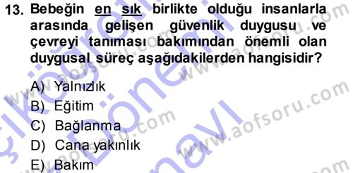 Sosyal Psikoloji 1 Dersi 2013 - 2014 Yılı (Final) Dönem Sonu Sınav Soruları 13. Soru