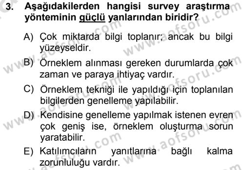 Sosyal Psikoloji 1 Dersi 2013 - 2014 Yılı Tek Ders Sınav Soruları 3. Soru