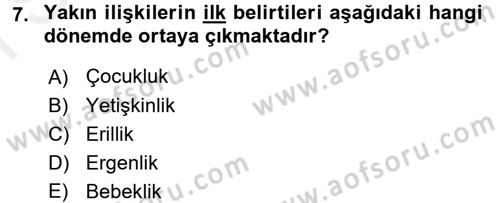 Sosyal Psikoloji 1 Dersi 2016 - 2017 Yılı (Final) Dönem Sonu Sınav Soruları 7. Soru