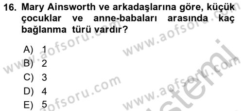 Sosyal Psikoloji 1 Dersi 2018 - 2019 Yılı Yaz Okulu Sınav Soruları 16. Soru