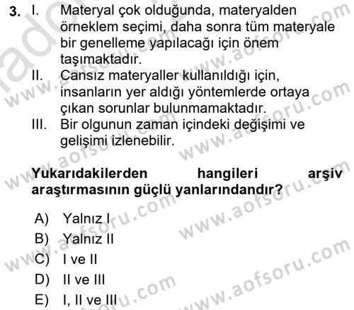 Sosyal Psikoloji 1 Dersi 2021 - 2022 Yılı (Vize) Ara Sınav Soruları 3. Soru