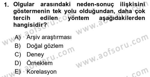 Sosyal Psikoloji 1 Dersi 2021 - 2022 Yılı Yaz Okulu Sınav Soruları 1. Soru