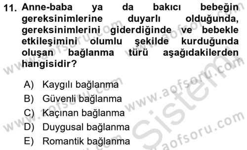 Sosyal Psikoloji 1 Dersi 2022 - 2023 Yılı (Final) Dönem Sonu Sınav Soruları 11. Soru
