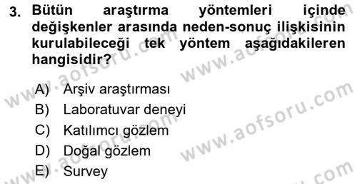 Sosyal Psikoloji 1 Dersi 2023 - 2024 Yılı Yaz Okulu Sınav Soruları 3. Soru