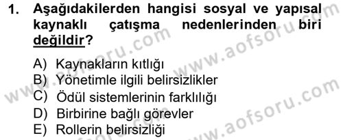Sosyal Psikoloji 2 Dersi 2012 - 2013 Yılı (Vize) Ara Sınav Soruları 1. Soru