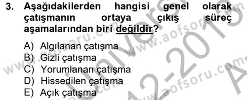 Sosyal Psikoloji 2 Dersi 2012 - 2013 Yılı (Vize) Ara Sınav Soruları 3. Soru