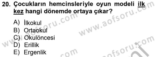 Sosyal Psikoloji 2 Dersi 2012 - 2013 Yılı (Final) Dönem Sonu Sınav Soruları 20. Soru