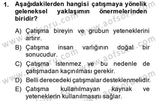 Sosyal Psikoloji 2 Dersi 2013 - 2014 Yılı (Vize) Ara Sınav Soruları 1. Soru