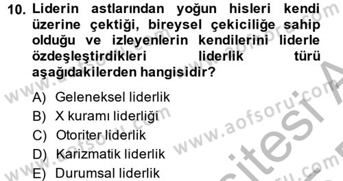 Sosyal Psikoloji 2 Dersi 2014 - 2015 Yılı (Vize) Ara Sınav Soruları 10. Soru