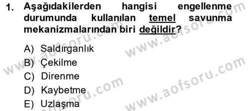 Sosyal Psikoloji 2 Dersi 2014 - 2015 Yılı (Final) Dönem Sonu Sınav Soruları 1. Soru