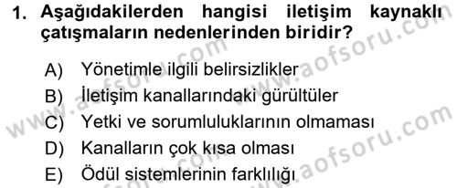 Sosyal Psikoloji 2 Dersi 2015 - 2016 Yılı (Vize) Ara Sınav Soruları 1. Soru
