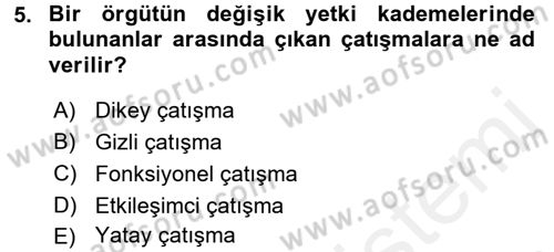 Sosyal Psikoloji 2 Dersi 2015 - 2016 Yılı (Vize) Ara Sınav Soruları 5. Soru