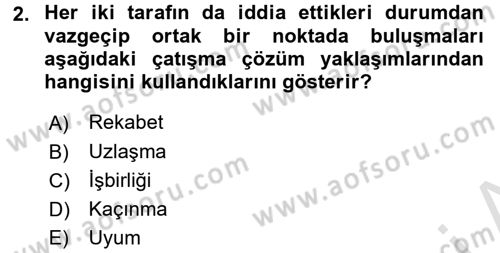 Sosyal Psikoloji 2 Dersi 2015 - 2016 Yılı (Final) Dönem Sonu Sınav Soruları 2. Soru