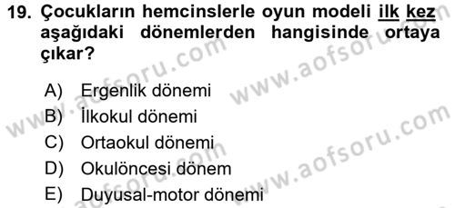 Sosyal Psikoloji 2 Dersi 2015 - 2016 Yılı Tek Ders Sınav Soruları 19. Soru