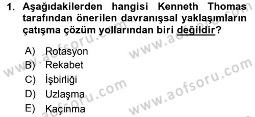 Sosyal Psikoloji 2 Dersi 2016 - 2017 Yılı (Vize) Ara Sınav Soruları 1. Soru