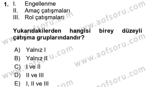 Sosyal Psikoloji 2 Dersi 2017 - 2018 Yılı 3 Ders Sınav Soruları 1. Soru