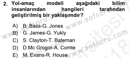Sosyal Psikoloji 2 Dersi 2017 - 2018 Yılı (Final) Dönem Sonu Sınav Soruları 2. Soru