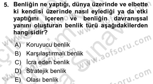 Sosyal Psikoloji 2 Dersi 2021 - 2022 Yılı (Vize) Ara Sınav Soruları 5. Soru
