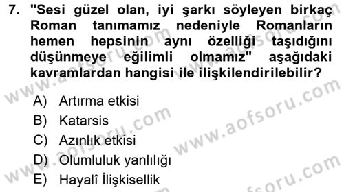 Sosyal Psikoloji 2 Dersi 2021 - 2022 Yılı Yaz Okulu Sınav Soruları 7. Soru