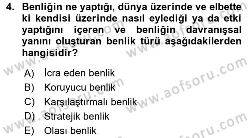 Sosyal Psikoloji 2 Dersi 2023 - 2024 Yılı (Vize) Ara Sınav Soruları 4. Soru